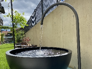 Brunnen Cortenstahl Exklusiv Qualität Wasserschale Wassertrog