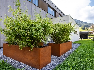Hochbeet Pflanzengefäß Cortenstahl hochwertig langlebig